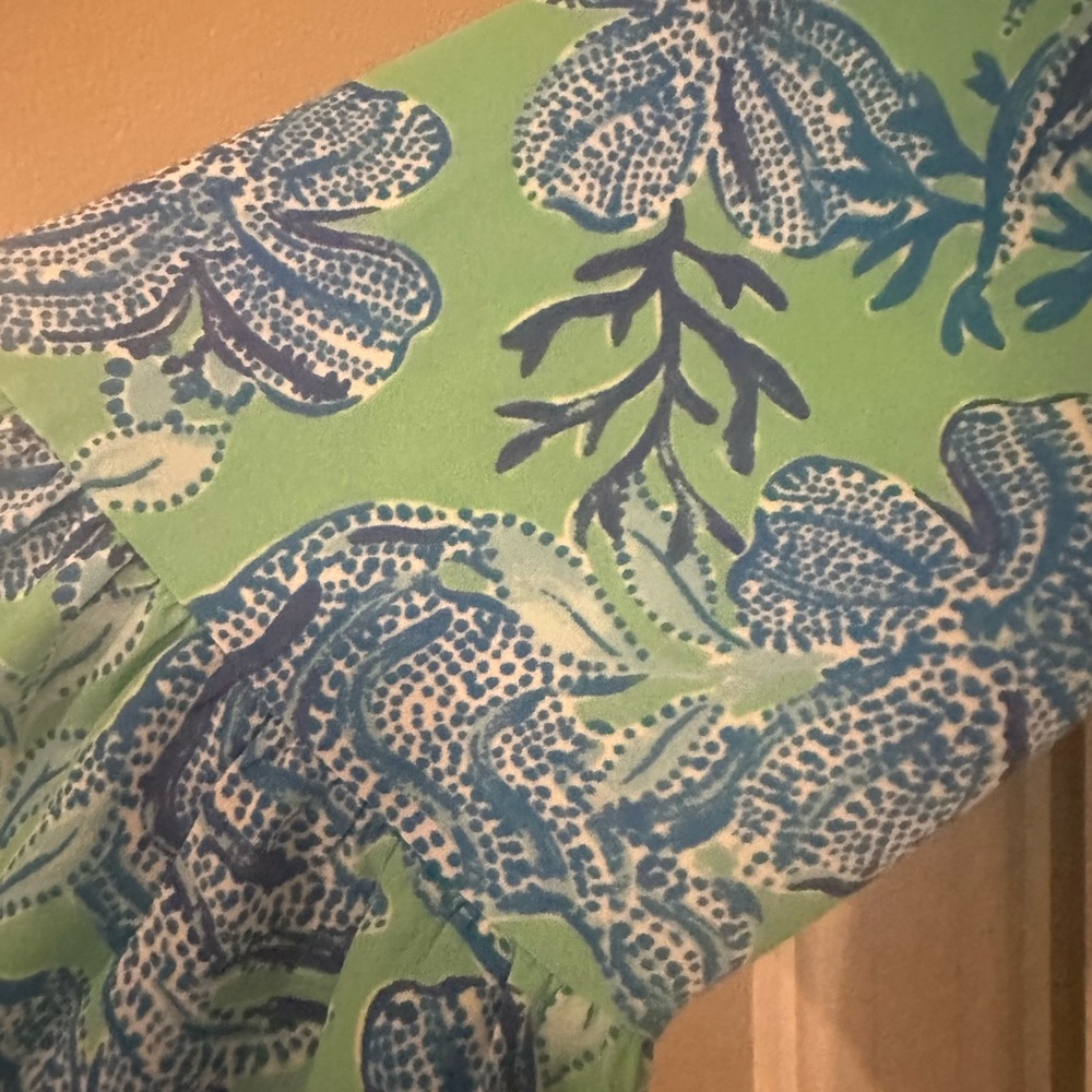Lilly P green and blue. Worn once. Size 4.